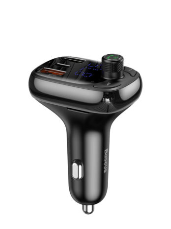 Baseus T typed S-13 wireless MP3 car charger(PPS Quick Charger-EU)Black