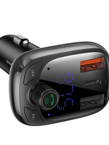 Baseus T typed S-13 wireless MP3 car charger(PPS Quick Charger-EU)Black