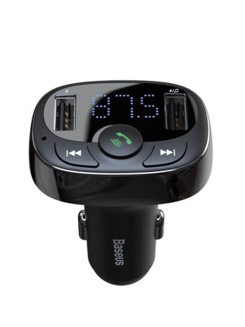 Baseus T typed S-09A wireless MP3 car charger(Standard edition)Black