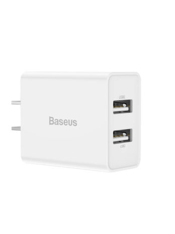 Baseus Speed Mini Dual U Charger 10.5W White