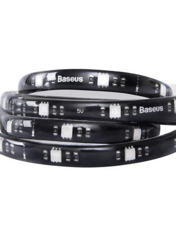Baseus Cool Black USB Colorful Electronic Sports Game Light Strip Standard Version(RGB) Black