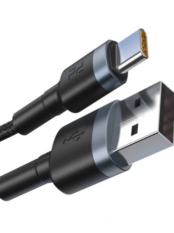Baseus cafule USB+Type-C 2-in-1 PD Cable 1.2m Gray+Black
