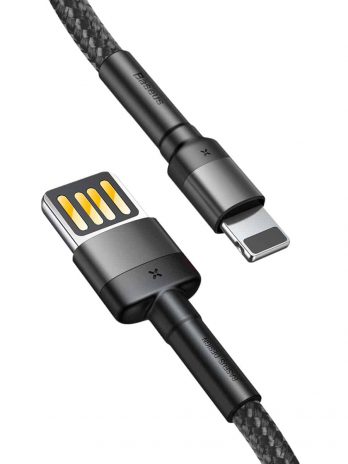 Baseus Cafule Cable (special edition) USB For iPhone 1.5A 2m Grey+Black