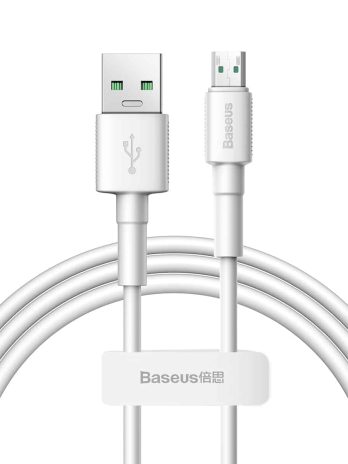 Baseus Mini White Cable USB For Micro 4A