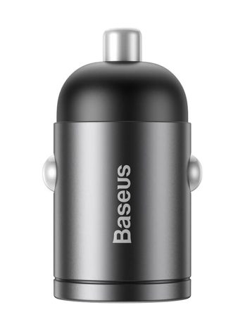 Baseus Tiny Star Mini Quick Charge Car Charger USB Port 30W Pink/Gray/Blue