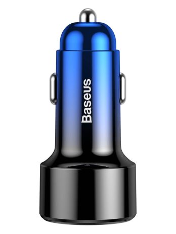 Baseus Magic Series Dual QC digital display for intelligent quick charging and car charging of 45W Black/Blue/Red