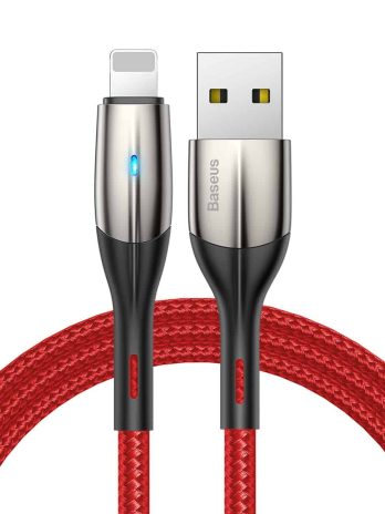Baseus Horizontal Data Cable (With An Indicator Lamp) USB For iPhone 2.4A 0.5m/1m