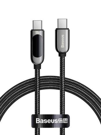 Baseus Display Fast Charging Data Cable Type-C to Type-C 100W