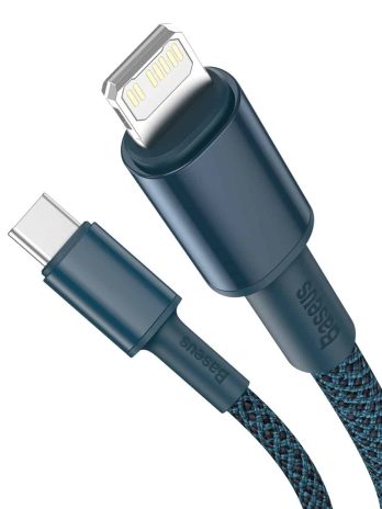 Baseus High Density Braided Fast Charging Data Cable Type-C to iPhone PD 20W Blue