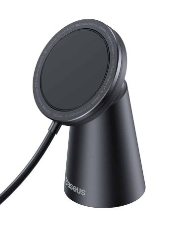 Baseus Simple Magnetic Stand Wireless Charger Black