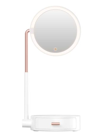 Baseus Smart Beauty Series Lighted Makeup Mirror with Storage Box White