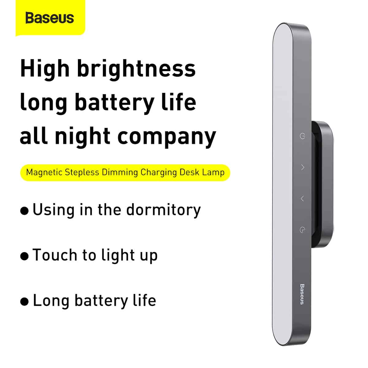 Baseus Magnetic Charging Desk Lamp - Gray a 21