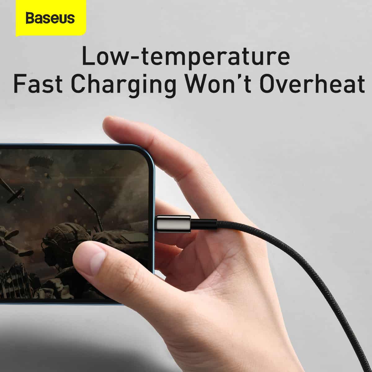 Baseus Tungsten Gold 3.5A 3 in 1 fast Charging Cable