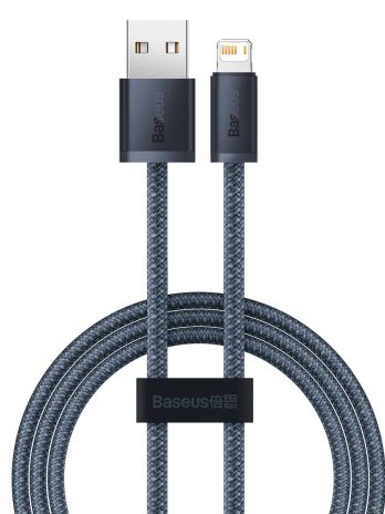 Baseus Dynamic Series Fast Charging Data Cable USB to iPhone 2.4A Slate Gray