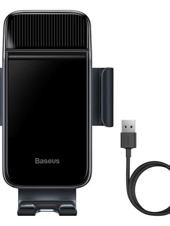 Baseus Smart Solar Power Wireless Cycling Electric Holder Black