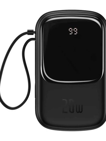 Baseus Qpow Digital Display quick charging power bank 20000mAh 20W (With iPhone Cable)