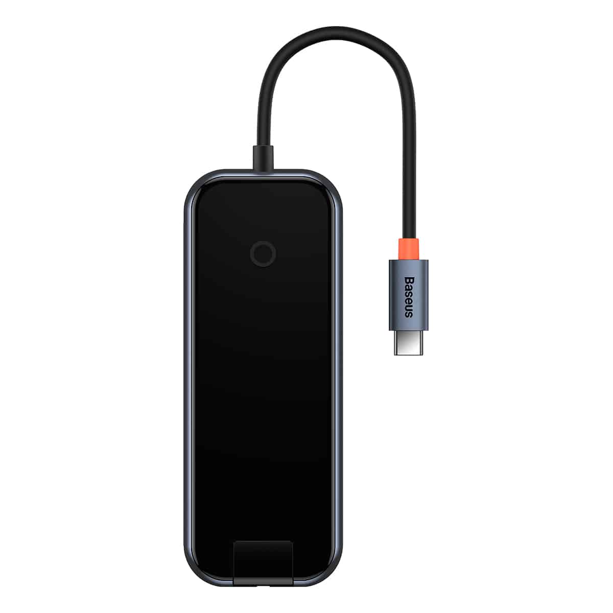 Baseus AcmeJoy 5-Port Type-C HUB Adapter (Type-C to USB3.0*2+USB2.0*1+Type-C PD&Data *1+RJ45*1) Dark Gray