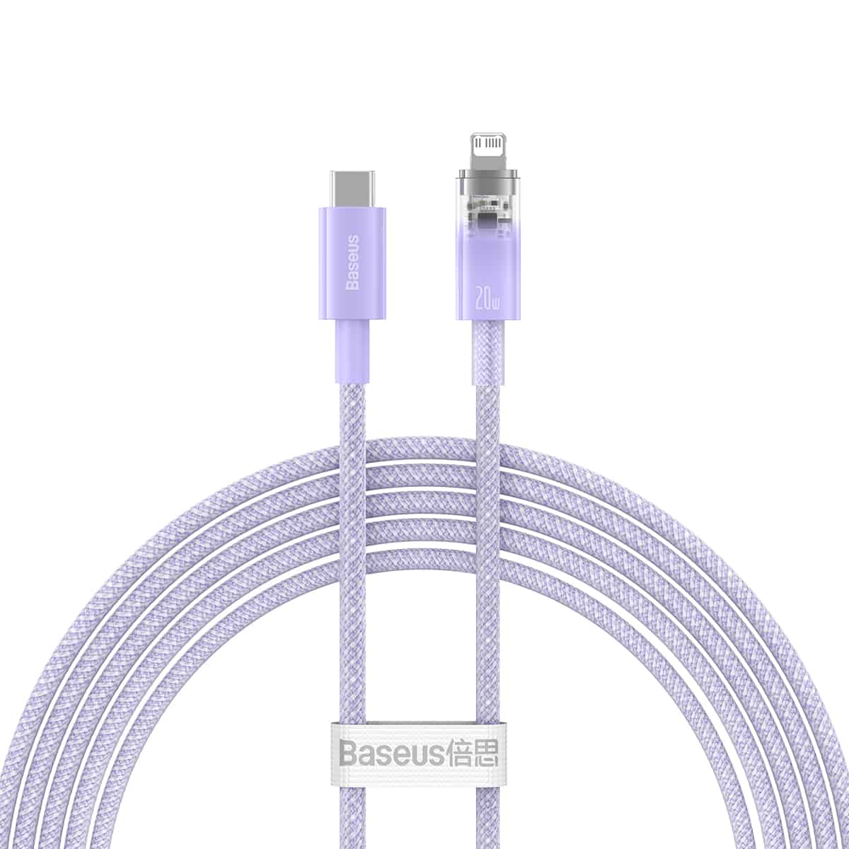 Baseus Explorer Series Fast Charging Cable with Smart Temperature Control Type-C to iPhone 20W
