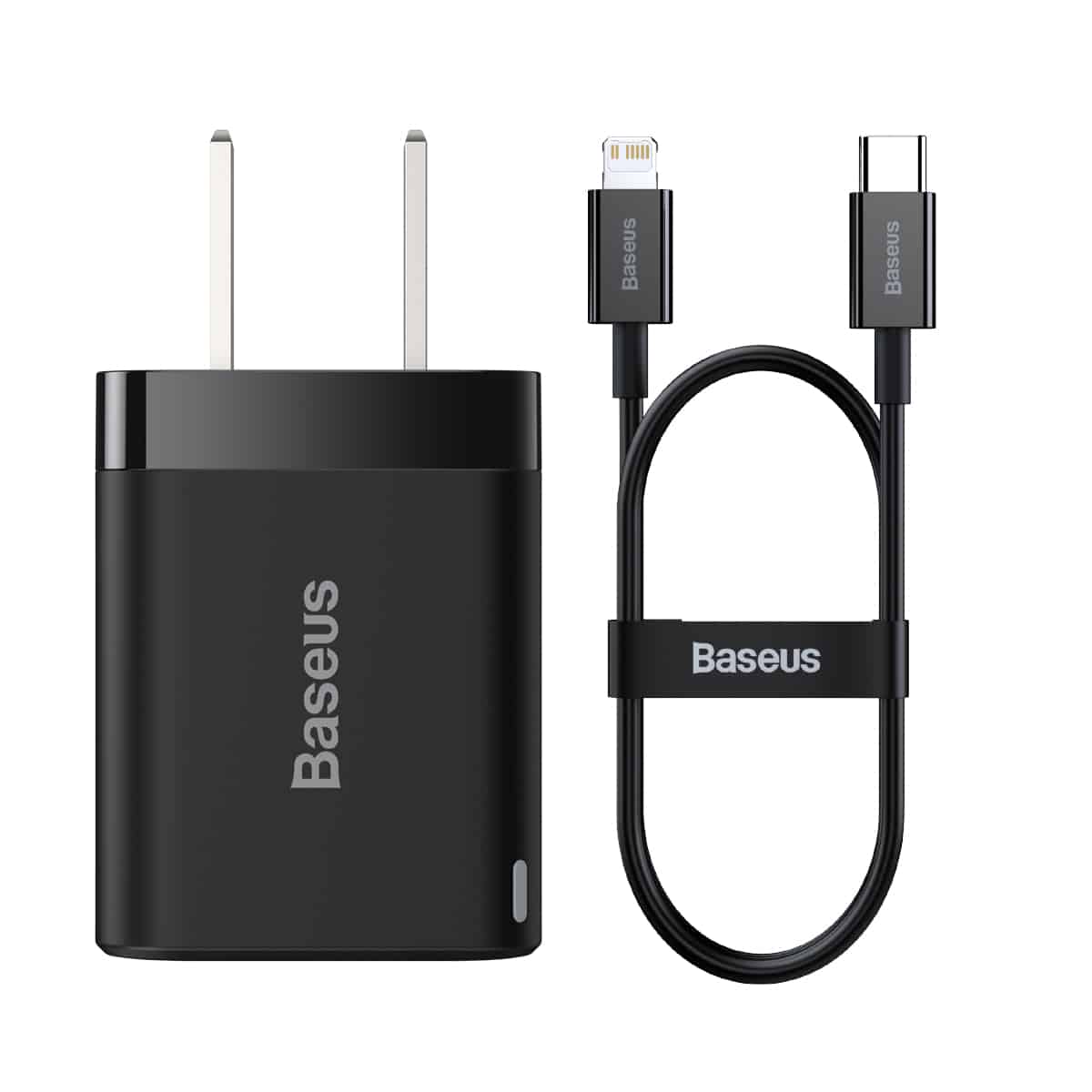 Baseus Super Si Pro Quick Charger (With Superior Series Fast Charging Data Cable Type-C to iPhone PD 20W)